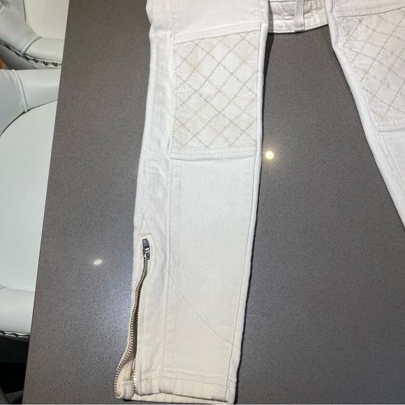 Pilcro and the Letterpress Cream Denim Pants - Picture 9 of 15